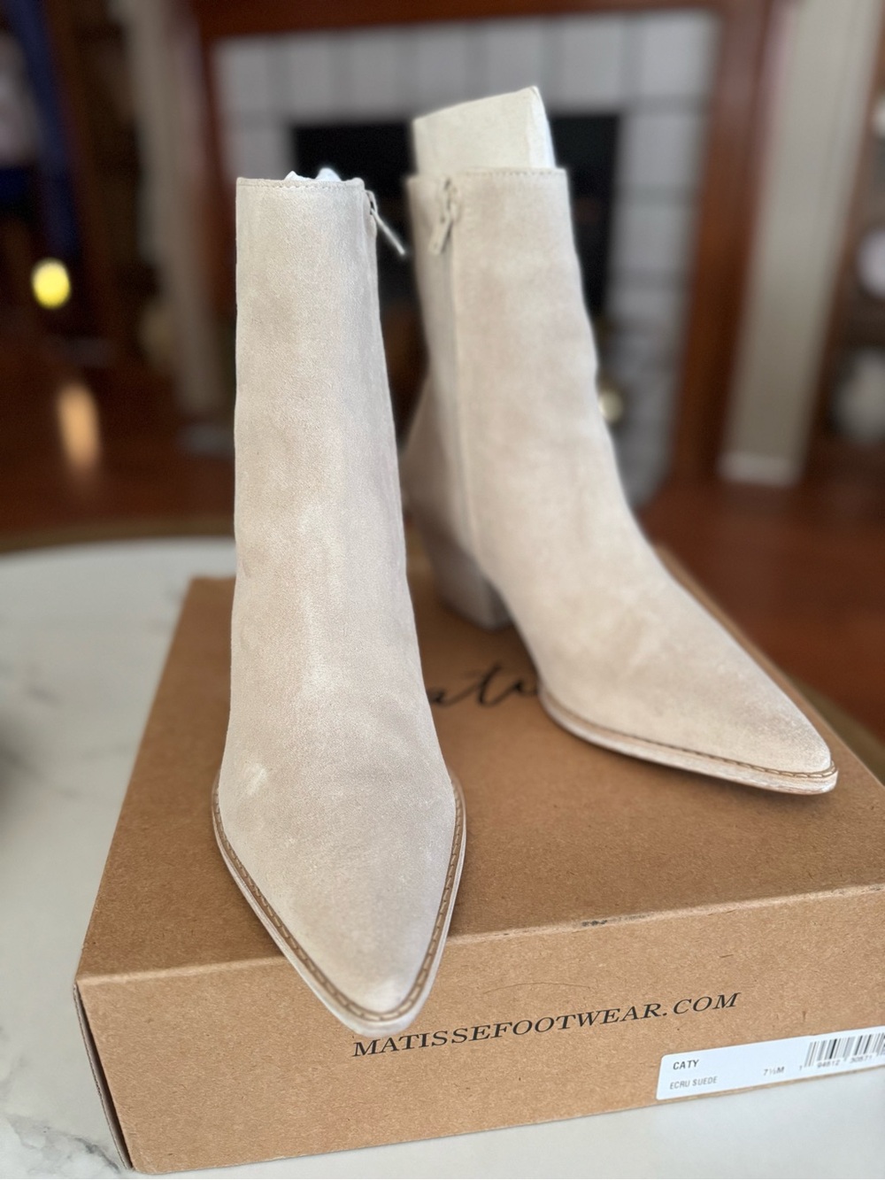 Matisse Caty Pointed Toe Suede Ankle Boots